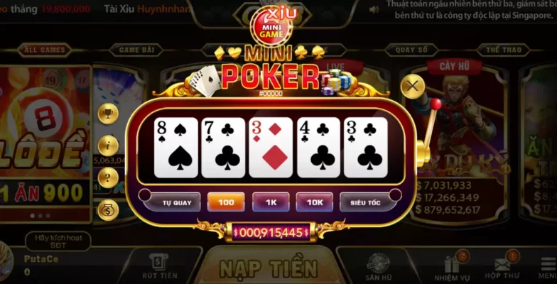 Hướng dẫn chơi game bài Poker bài bản nhất tại Go88